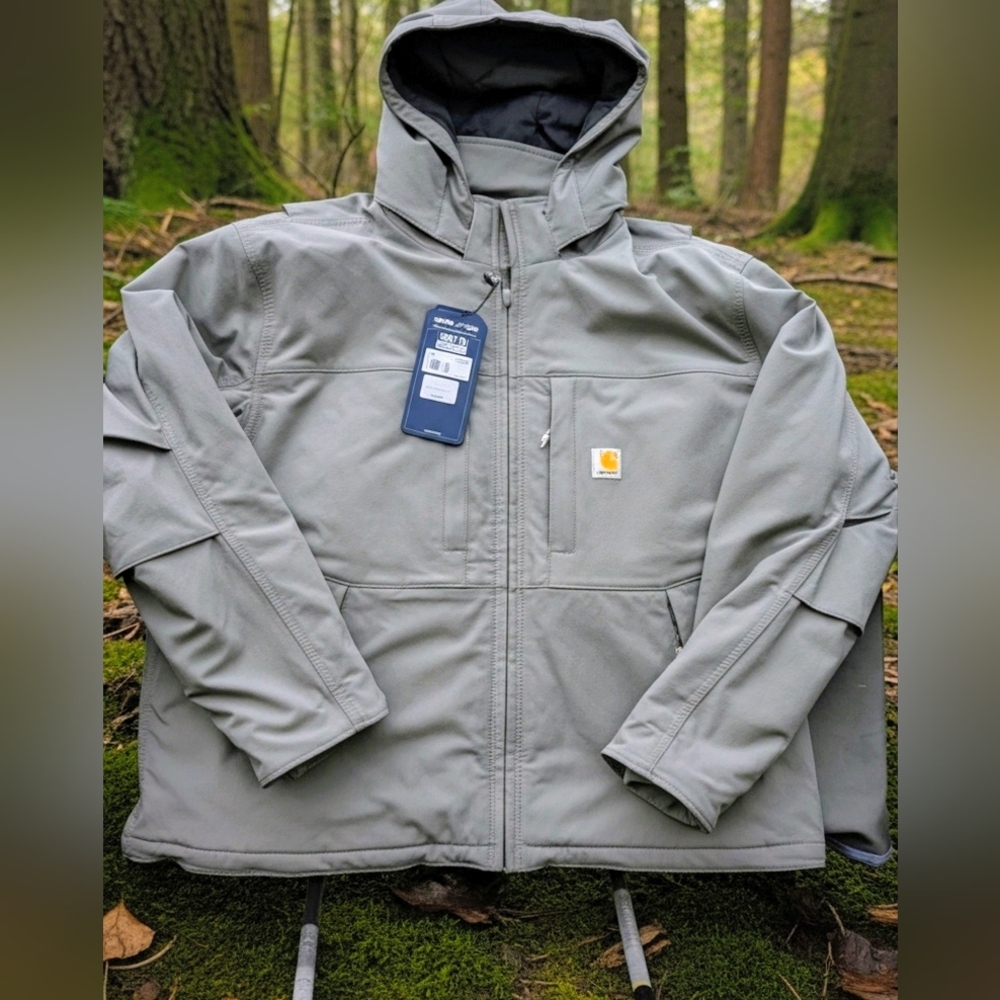 Carhartt Men’s XXL Hamilton Super Dux Jacket Gray